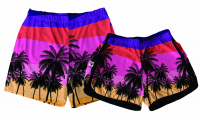 Kit Shorts Tactel Casal De Verão Praia