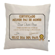 Almofada Certificado Melhor Pai do Mundo