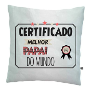 Almofada Certificado Melhor Papai