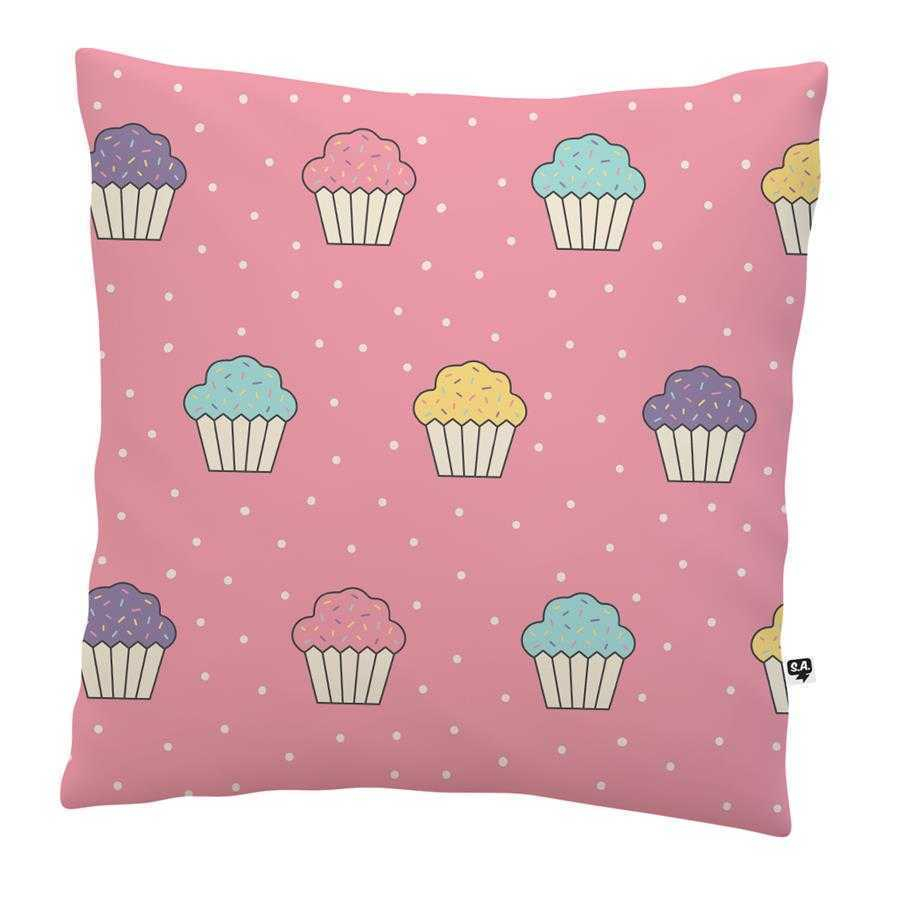 Almofadas Decorativas Infantil Cupcake Rosa