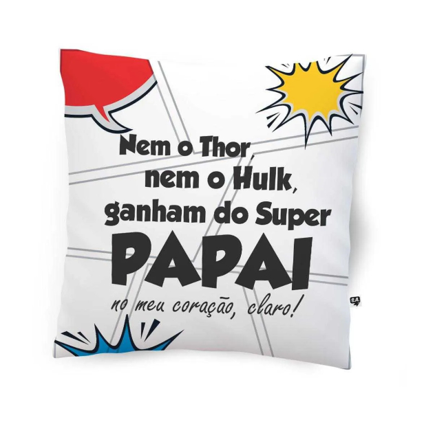 Almofada - Ganham do Super Papai