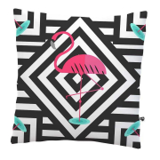 Almofada Geometricos + Flamingos