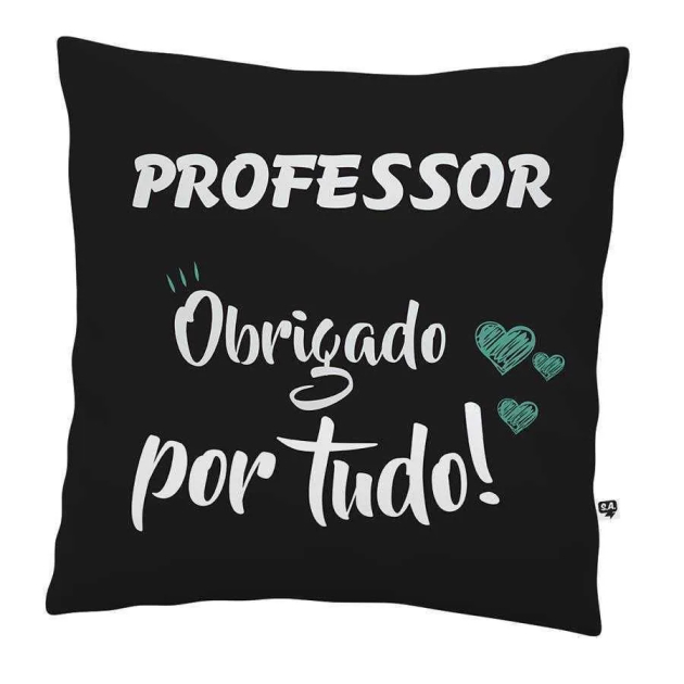 Almofada Obrigado Professor