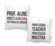 Almofada - Professora em Todas as Línguas 