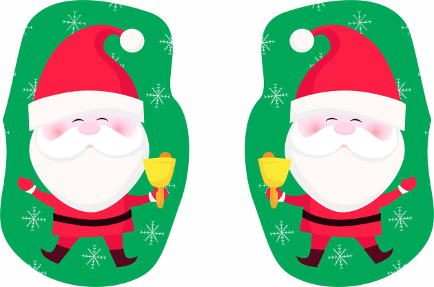 Almofadinha de Natal Papai Noel Corpinho 