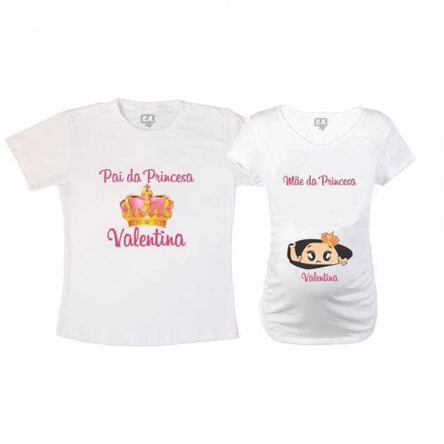 Baby Long e Camiseta - Princesa