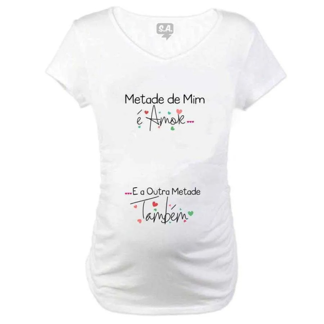 Baby Long Metade De Mim É Amor Menina