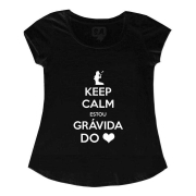 Bata Adulto Keep Calm Grávida Do Coração