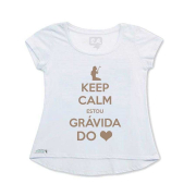 Bata Adulto Keep Calm Grávida Do Coração