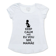 Bata Gestante Keep Calm And Eu Vou Ser Mamãe