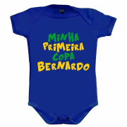 Body Azul  Minha Primeira Copa