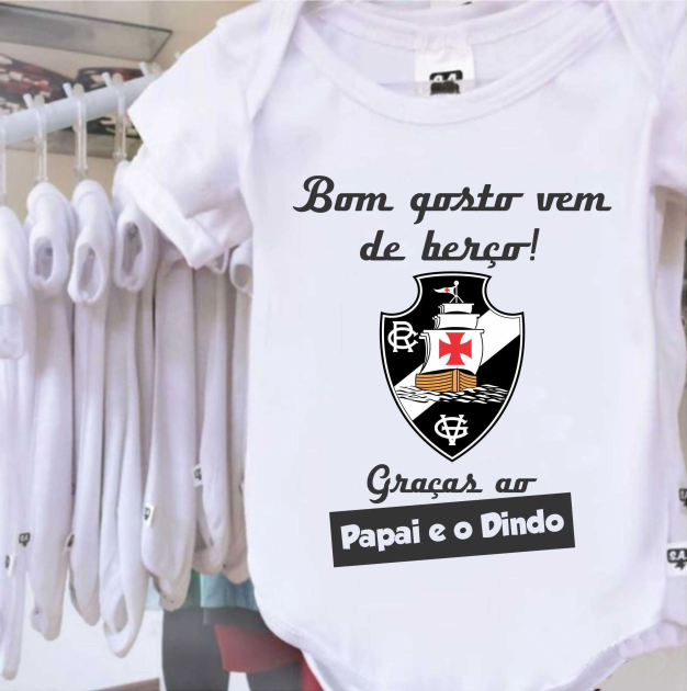 Body Bom Gosto Vem De Berço - Graças Ao Papai e o Dindo 