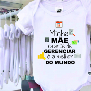 Body Branco  Mãe Gerente 