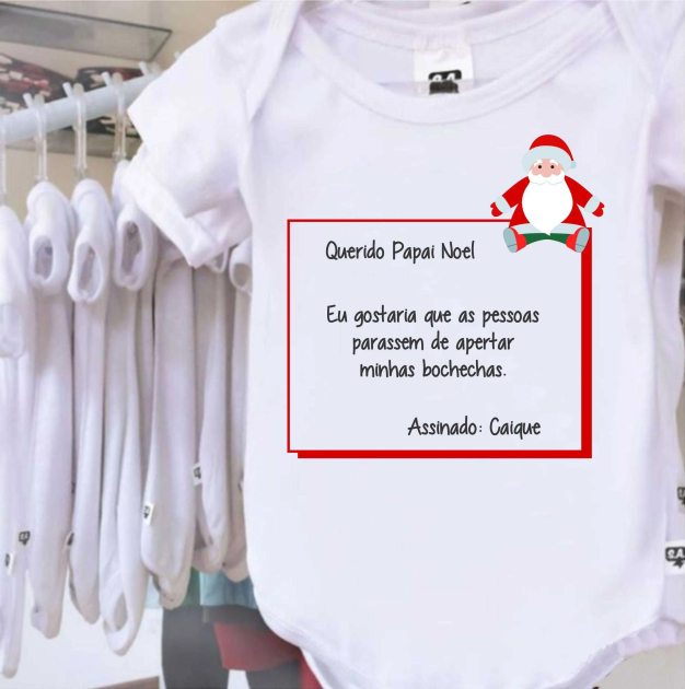 Body Cartinha  Para O Papai Noel 