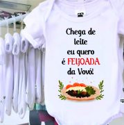 Body Chega De Leite Quero Feijoada