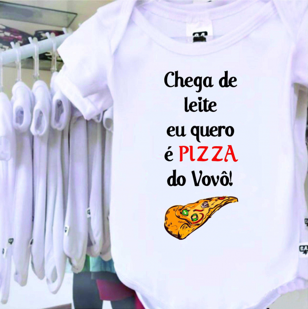 Body Chega De Leite Quero Pizza