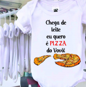 Body Chega De Leite Quero Pizza