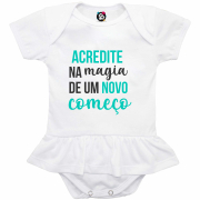 Body com Sainha Acredite na Magia 