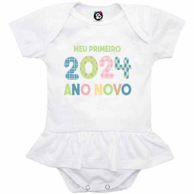 Body Com Sainha Meu Primeiro Ano Novo 2024