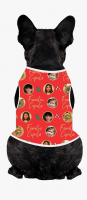 Body De Natal Vermelho  Para Cachorro Personalizado Com Fotos