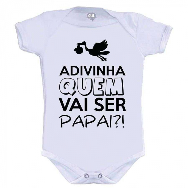 Body Divertido Advinha Quem Vai Ser Papai