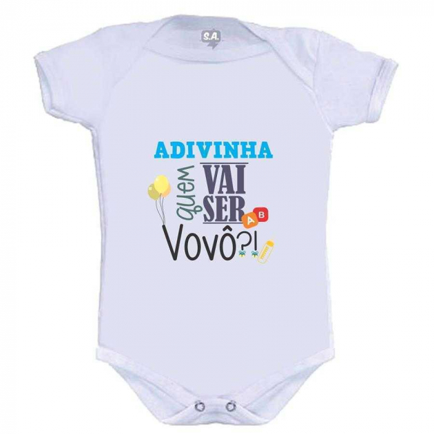 Body Divertido Advinha Quem Vai Ser Vovô