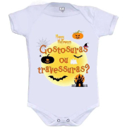 Body Divertido Gostosuras Ou Travessuras - Happy Haloween