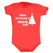 Body Divertido Meu Primeiro Natal 