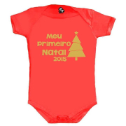 Body Divertido Meu Primeiro Natal 