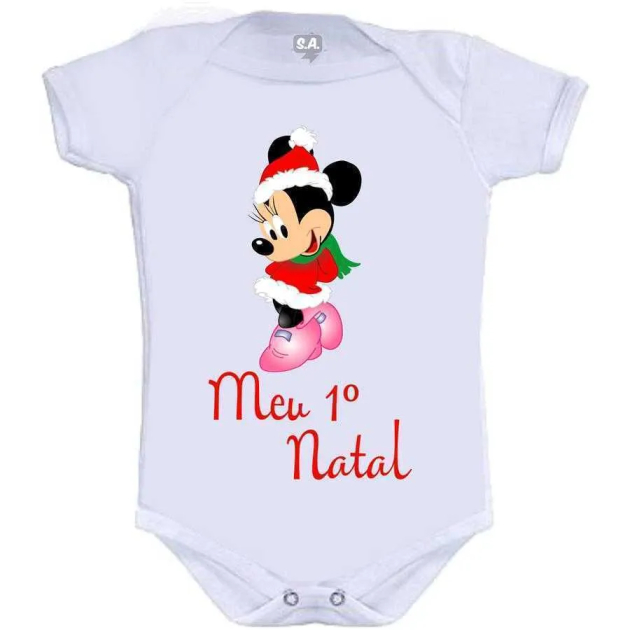 Body Ou Camisetinha Meu Primeiro Natal