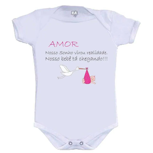 Body Divertido -  Nosso Bebê Está Chegando
