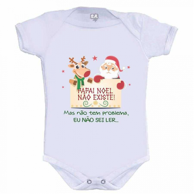 Body Divertido Papai Noel Não Existe