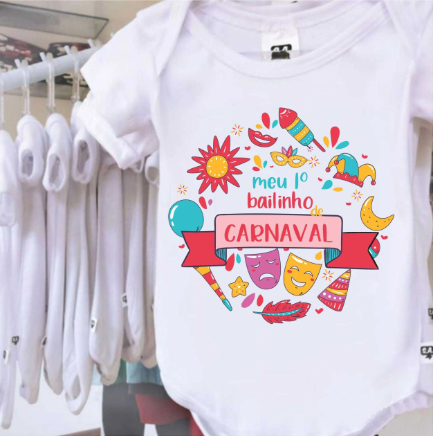 Body Divertido Primeiro Bailinho de Carnaval