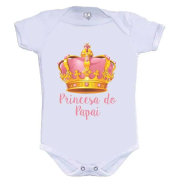 Body Divertido Princesa Do Papai