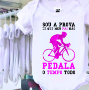 Body Divertido Sou A Prova Que O Meu Pai Não Pedala O Tempo Todo 