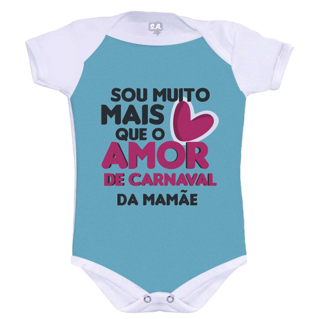 Body Divertido Sou Muito Mais que Amor de Carnaval