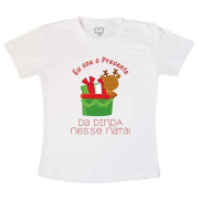 Body Ou Camisetinha  Sou O Presente Da Dinda Nesse Natal