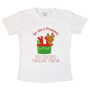 Body Ou Camisetinha  Sou O Presente Do Dindo Nesse Natal