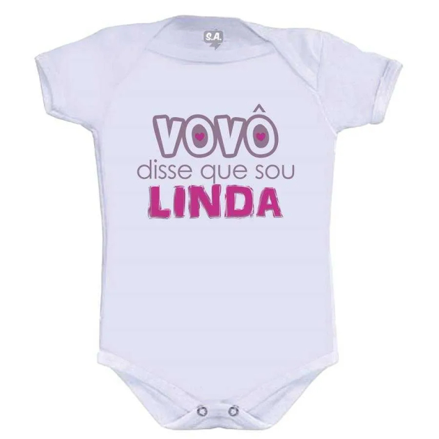 Body Divertido Vovô Disse Que Sou Linda