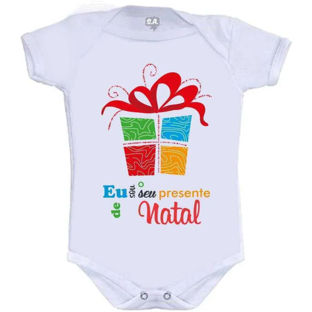 Body Ou Camisetinha Eu Sou O Seu Presente De Natal