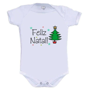 Body Ou Camisetinha Feliz Natal