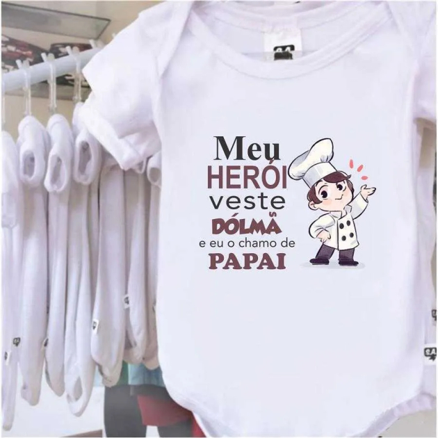 Body Meu Herói Veste Dólmã