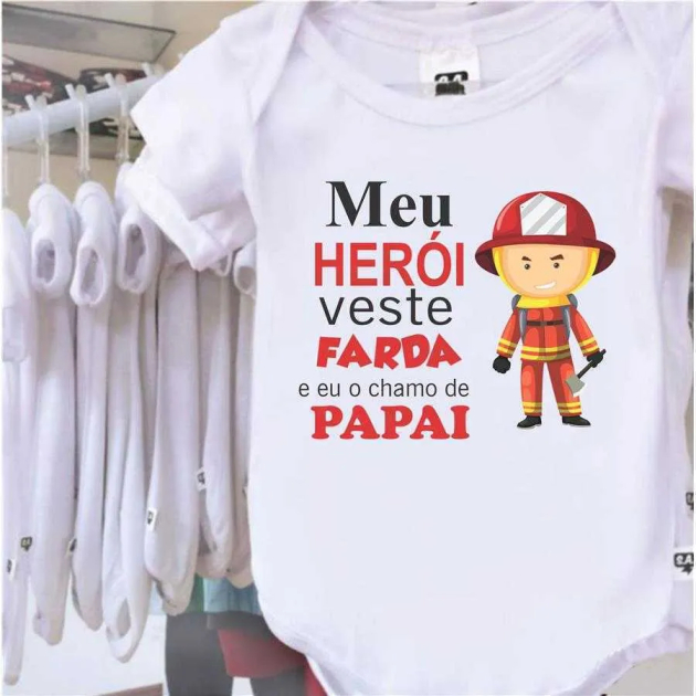 Body Meu Herói Veste Farda