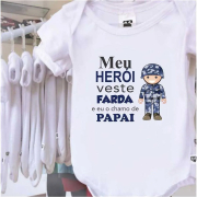 Body Meu Herói Veste Farda