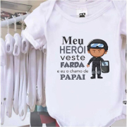 Body Meu Herói Veste Farda