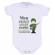 Body Meu Herói Veste Farda E Eu O Chamo De Padrinho Menino