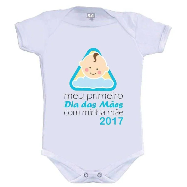 Body - Meu Primeiro Dia Das Mãe Com Minha Mãe - Azul