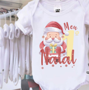 Body Meu Primeiro Natal Papai Noel 