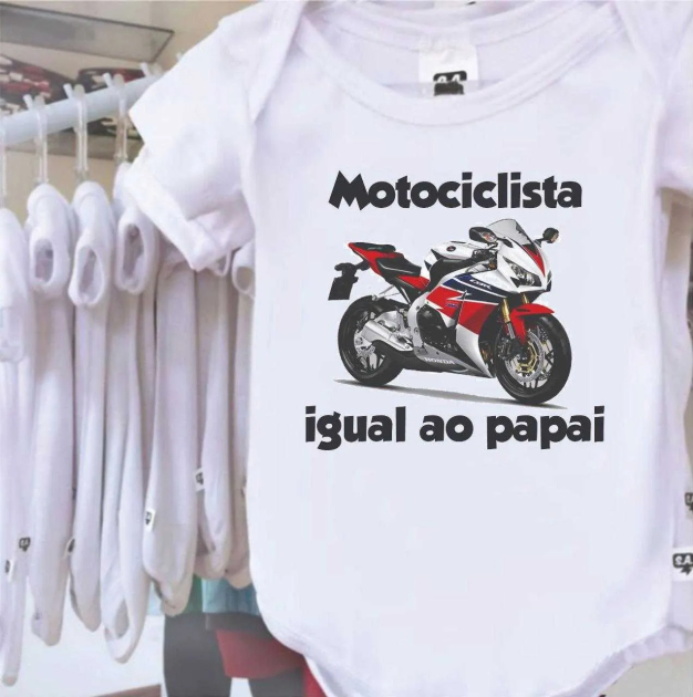 Body Motociclista Igual Ao Papai