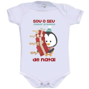 Body Ou Camisetinha Natal Pinguim